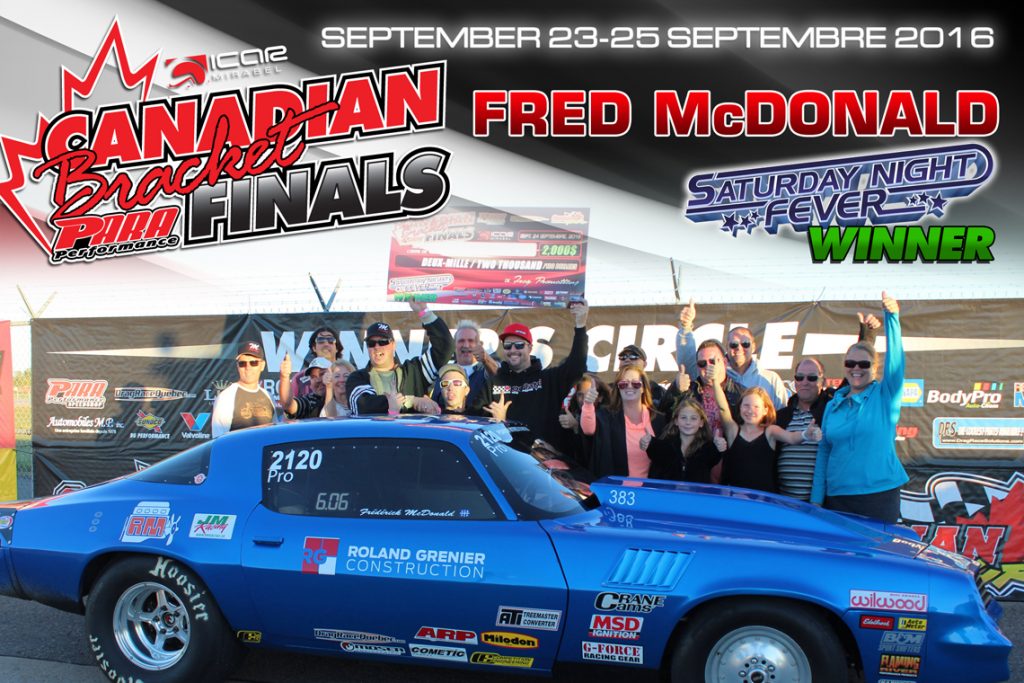 Frank Angers remporte les Canadian Bracket Finals