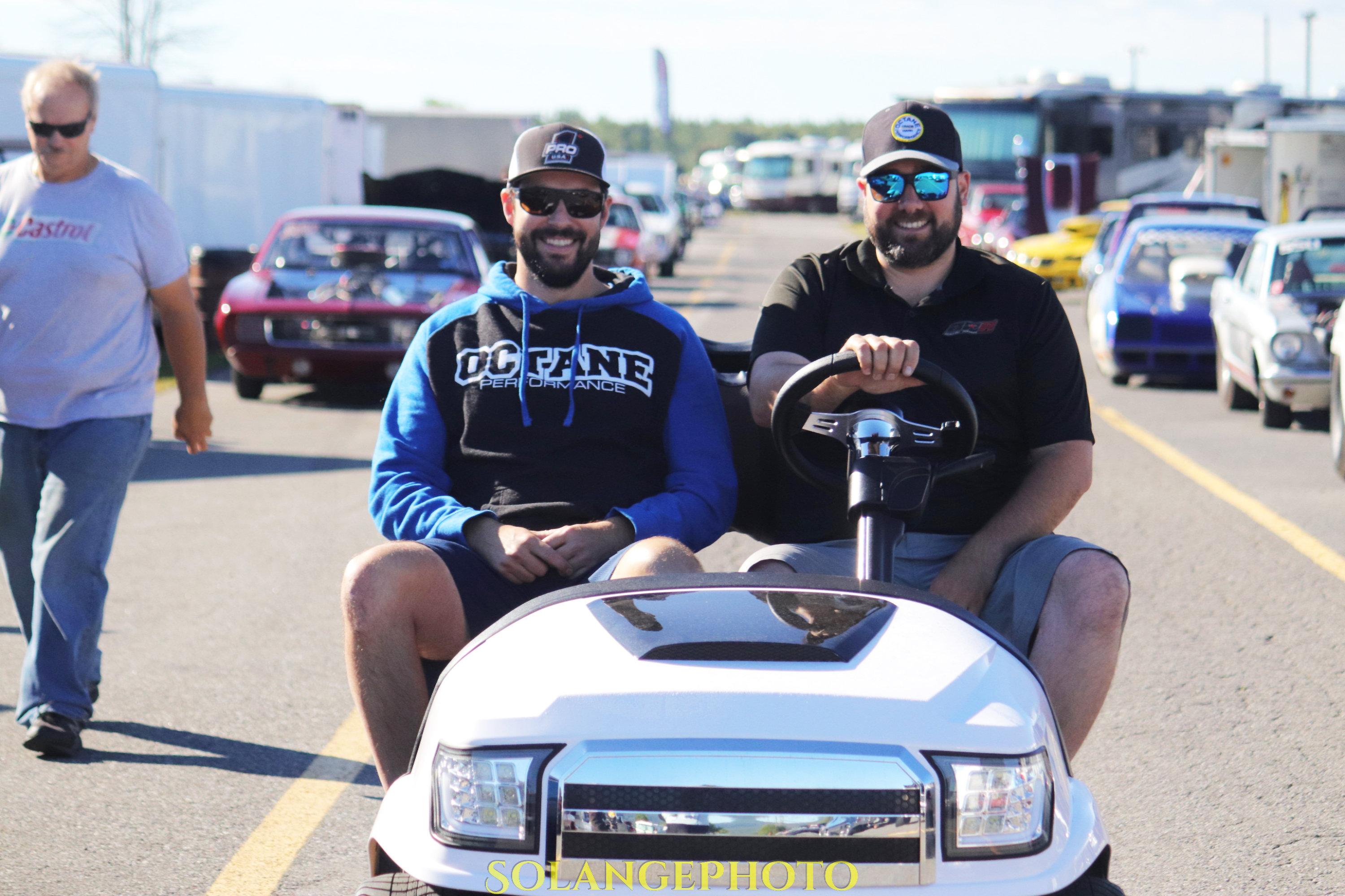 Les deux compatriotes du Bas du Fleuve, Jay Beaulieu et Kevin Poitras. © Solange Lefebvre