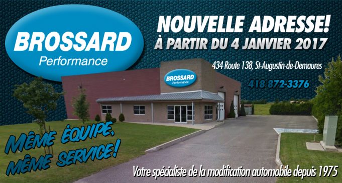 Nouvelle adresse pour Brossard Performance! | DragRaceQuebec.com